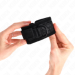 Polsi Ricoperti Di Pizzo Scuro In Neoprene Regolabile Nero 20-29 Cm X 5 Cm - Kink - immagine 3