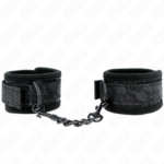 Polsi Ricoperti Di Pizzo Scuro In Neoprene Regolabile Nero 20-29 Cm X 5 Cm - Kink