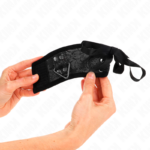 Resistenza Da Polso Scandalo Dettagli In Pizzo Nero 24,5 Cm X 6,5 Cm - Kink - immagine 3