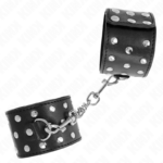 Resistenza Da Polso Punk Regolabile 19-24 Cm X 5,5 Cm - Kink - immagine 2