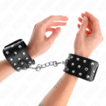 Resistenza Da Polso Punk Regolabile 19-24 Cm X 5,5 Cm - Kink - immagine 4