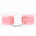 Poggipolsi Foderati In Pelliccia Rosa Regolabile 17-31 Cm X 7 Cm - Kink
