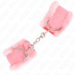 Poggipolsi Foderati In Pelliccia Rosa Regolabile 17-31 Cm X 7 Cm - Kink - immagine 2