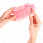 Poggipolsi Foderati In Pelliccia Rosa Regolabile 17-31 Cm X 7 Cm - Kink - immagine 3