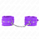 Poggipolsi Premium Imbottiti In Pelliccia Viola Con Cintura Viola Regolabile 17-29 Cm X 6 Cm - Kink