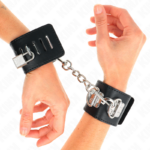 Resistenza Da Polso Multiposizione Con Chiusura A Lucchetto Nera Regolabile 16-23 Cm X 5,5 Cm - Kink - immagine 4