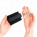 Resistenza Da Polso Nera Regolabile 18-35 Cm X 6 Cm - Kink - immagine 3