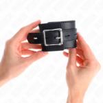 Resistenza Da Polso Nera Con Cintura Nera Regolabile 17-28 Cm X 6 Cm - Kink - immagine 3