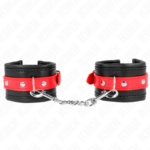 Resistenza Da Polso Nera Con Cintura Rossa Regolabile 17-28 Cm X 6 Cm - Kink