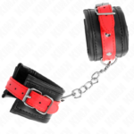 Resistenza Da Polso Nera Con Cintura Rossa Regolabile 17-28 Cm X 6 Cm - Kink - immagine 2