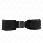 Tenuta Da Polso In Nylon Hook&Loop Rosso-Nero Modello 1 Regolabile 25-35 Cm X 6 Cm - Kink