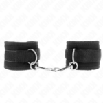 Tenuta Da Polso In Nylon Hook&Loop Nera Modello 2 Regolabile 18-35 Cm X 6 Cm - Kink