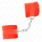 Polsini In Pelliccia Per Principianti Rosso 30 X 7 Cm - Kink - immagine 2