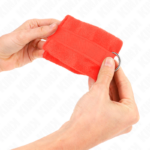 Polsini In Pelliccia Per Principianti Rosso 30 X 7 Cm - Kink - immagine 3