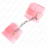 Polsini In Pelliccia Per Principianti Rosa 30 X 7 Cm - Kink - immagine 2
