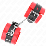 Resistenza Da Polso Rosso Con Cintura Nera Regolabile 17-28 Cm X 6 Cm - Kink - immagine 2