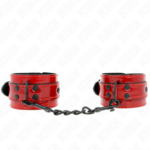 Polsini Da Polso Rosso Scuro 23 X 5 Cm - Kink