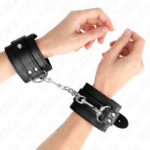 Resistenza Da Polso Semplice Nera Regolabile 20-23 Cm X 5,5 Cm - Kink - immagine 4