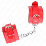 Resistenza Da Polso Semplice Rosso Regolabile 20-23 Cm X 5,5 Cm - Kink - immagine 2