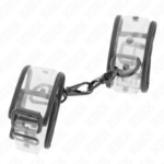 Polsini Da Polso Trasparenti Regolabili 18-30 Cm X 5,5 Cm - Kink - immagine 2