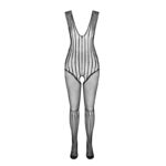Bs 103 Bodystocking Rosso Taglia Unica - Passion - immagine 3