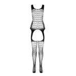 Bs 104 Bodystocking Rosso Taglia Unica - Passion - immagine 3