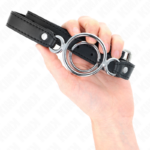 Bavaglio Con O-Ring Multipli 5 Cm Nero 63 X 2,5 Cm - Kink - immagine 4