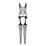 Bs 106 Bodystocking Bianco Taglia Unica - Passion - immagine 3