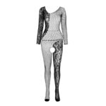 Bs 107 Bodystocking Rosso Taglia Unica - Passion - immagine 4