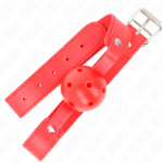 Palla Traspirante Rossa 4,5 Cm Bavaglio 65 X 2,5 Cm - Kink - immagine 2