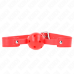 Palla Traspirante Rossa 4,5 Cm Bavaglio 65 X 2,5 Cm - Kink