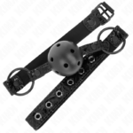 Palla Con Fantasia Diamantata 4.5 Cm Modello Gag 3 64.5 Cm Regolabile 42-60 Cm - Kink - immagine 2
