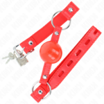 Balla In Tpe 4 Cm Con Serratura Rosso 60 X 2 Cm - Kink - immagine 2
