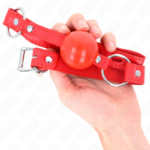Balla In Tpe 4 Cm Con Serratura Rosso 60 X 2 Cm - Kink - immagine 4