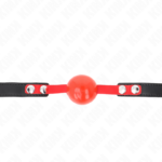 Palla Morbida In Tpe 4 Cm Modello Gag 4 60 X 2 Cm Regolabile 37-52 Cm - Kink - immagine 3