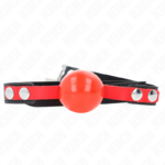 Palla Morbida In Tpe 4 Cm Modello Gag 4 60 X 2 Cm Regolabile 37-52 Cm - Kink