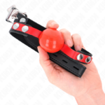 Palla Morbida In Tpe 4 Cm Modello Gag 4 60 X 2 Cm Regolabile 37-52 Cm - Kink - immagine 4