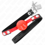 Palla Morbida In Tpe 4 Cm Modello Gag 4 60 X 2 Cm Regolabile 37-52 Cm - Kink - immagine 2