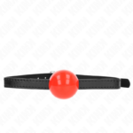 Palla Singola Rossa Gag 4 Cm 65 X 1,5 Cm - Kink