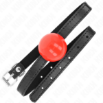 Palla Singola Rossa Gag 4 Cm 65 X 1,5 Cm - Kink - immagine 2