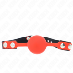 Modello 2 Palla In Silicone 4 Cm Gag Con Serratura 60 X 2 Cm - Kink