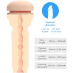 Feel Stroker Butt Flesh Extra Stretto - Kiiroo - immagine 5
