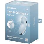 Tap & Climax 2 Vibratore E Stimolatore Blu - Satisfyer - immagine 7