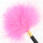 Piume Tickle In Metallo Oro Fucsia 18 Cm - Kink - immagine 3