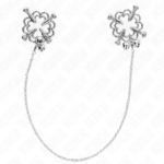 Pinze Per Capezzoli A Fiore In Metallo Con Catena - Kink