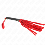 Mini Frusta In Camoscio Rosso 30 Cm - Kink - immagine 4