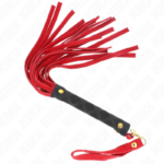 Mini Frusta In Camoscio Rosso 30 Cm - Kink