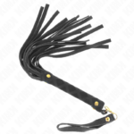 Mini Frusta In Camoscio Nero 30 Cm - Kink