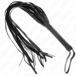 Frusta Nero Manico Corto Coda Lunga 70 Cm - Kink - immagine 2