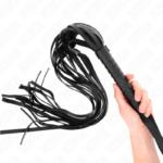 Frusta Nero Manico Corto Coda Lunga 70 Cm - Kink - immagine 4